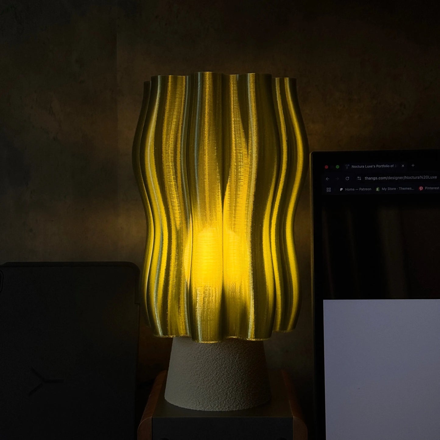 The Jellyfish A Modern Desk Lamp - Tall
